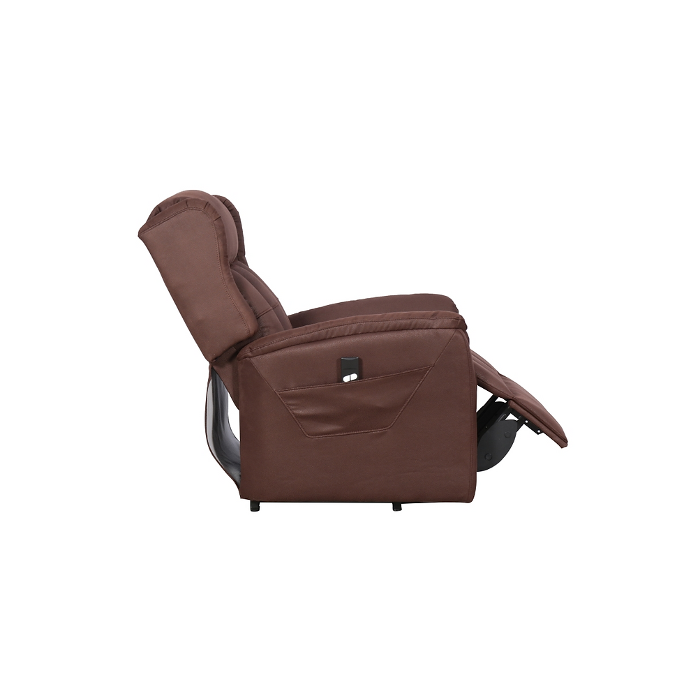 Thumbnail: Oscar Power Lift and Mobility Aid Chair Brown