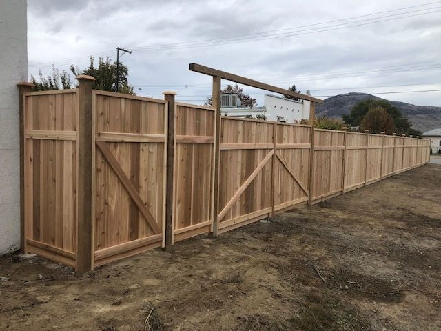 wooden fence