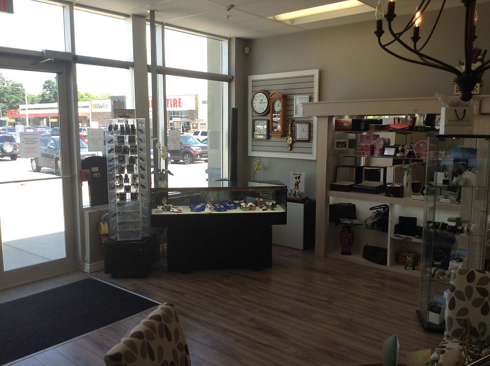 Reception room of store
