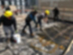 waterproofing being done