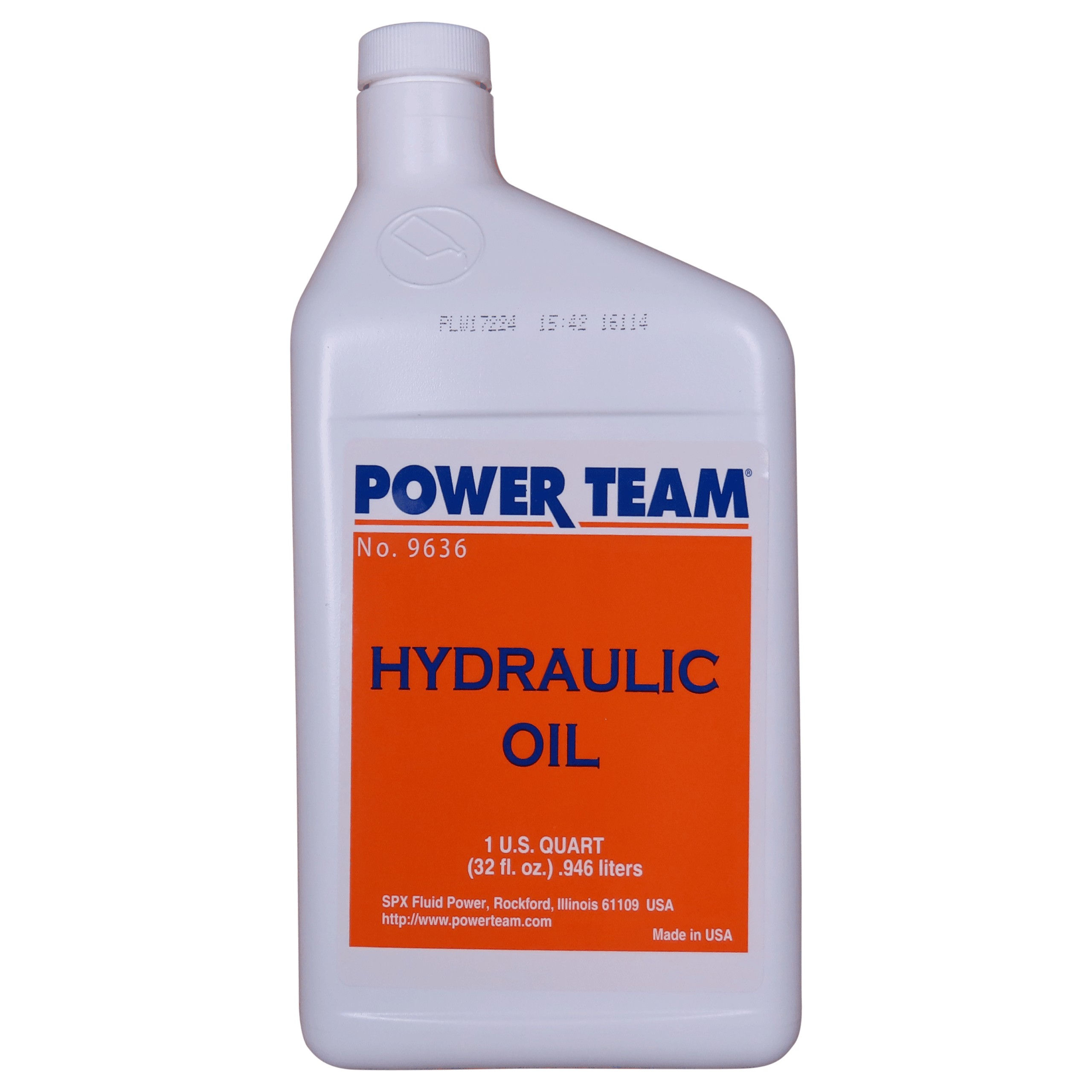 POWER TEAM 9636 OIL HYDRAULIC 1 QUART