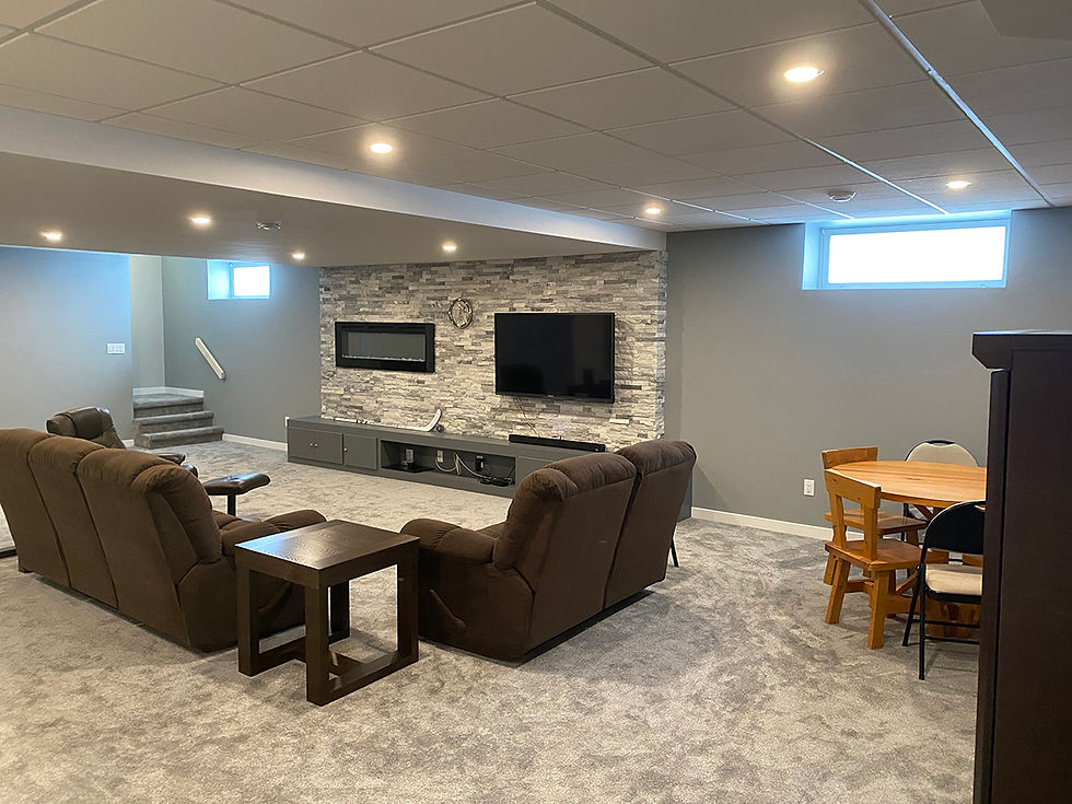 Top view of living room