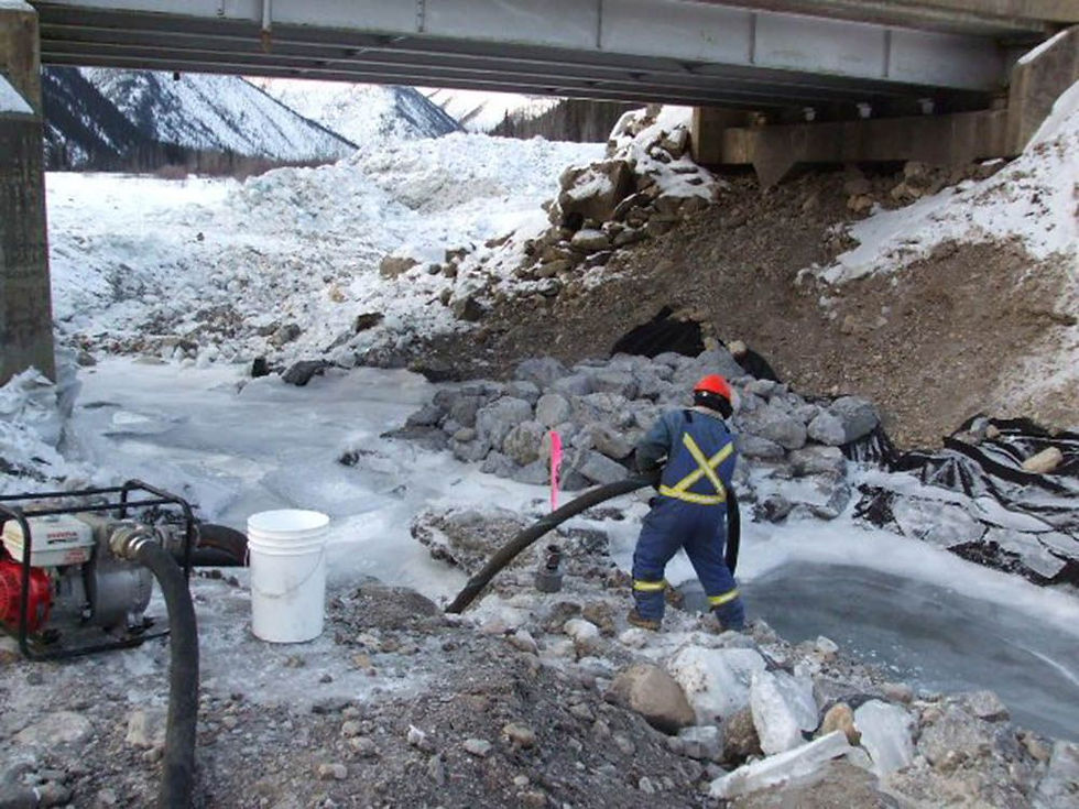 Road construction project