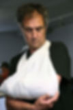 Working with an arm sling