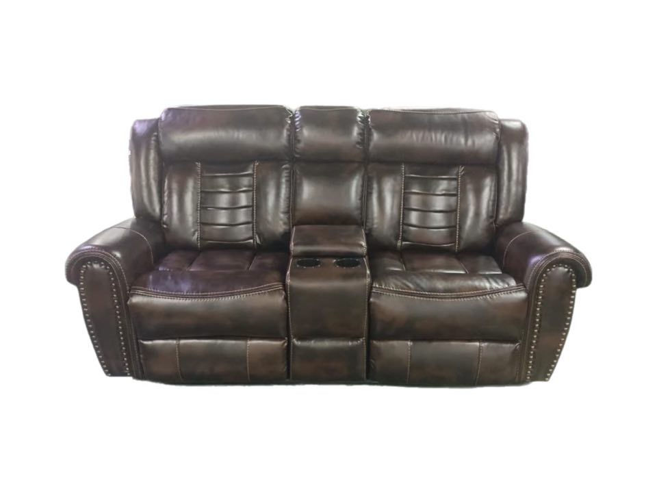 Thumbnail: Denver 3 Piece Motion Living Room Set in Grey