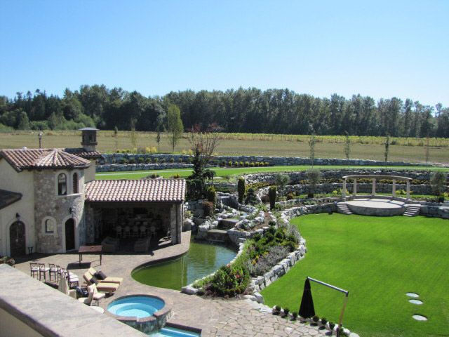 landscaping & water features