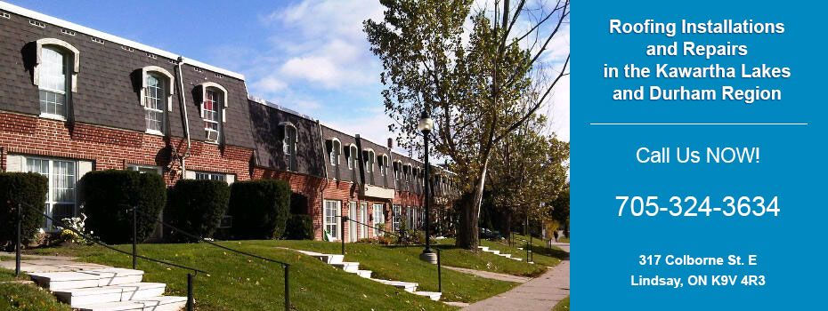 Apartment with roofing services