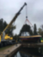 Crane Lifting Ship