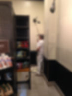 commercial painting at shop