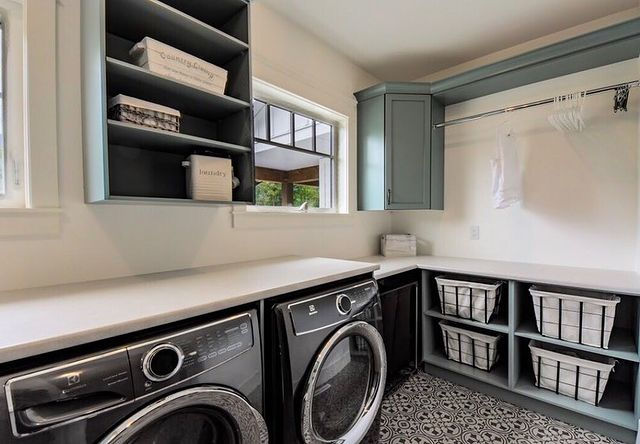 view of a laundry room