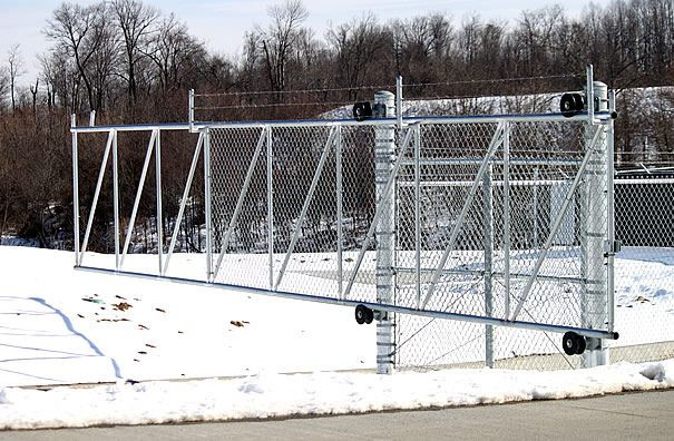 Galvanized automatic gate