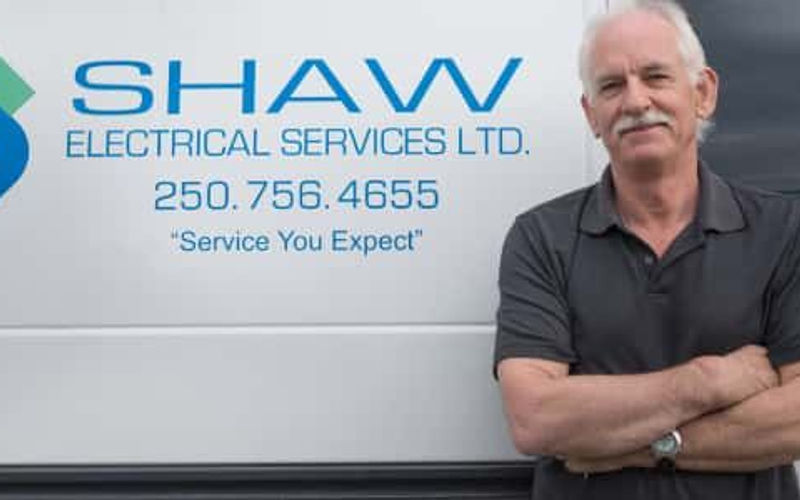 Shaw Electrical technician at work