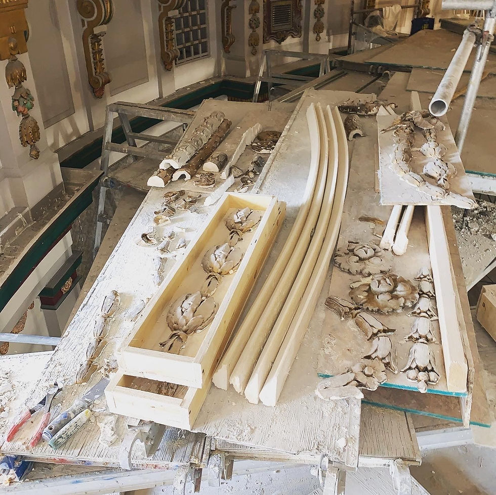 historic plaster restoration work 