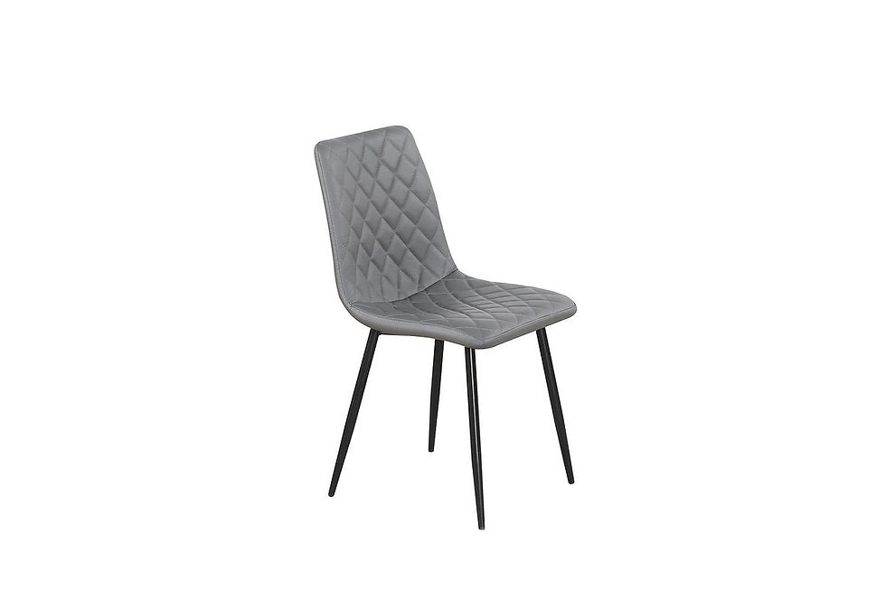 Thumbnail: Lucy Grey Chairs and Evan Dining Table 7 Piece Set