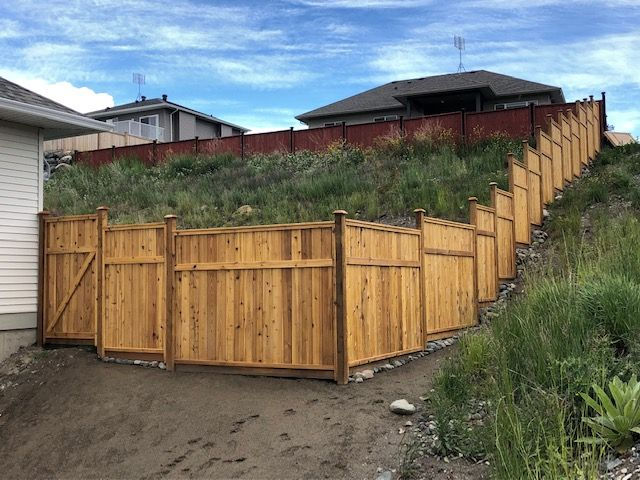 rounded fence
