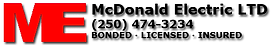 Mcdonald Electric ltd