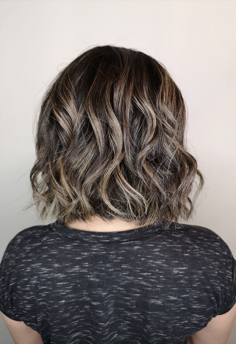short hair after adding curls