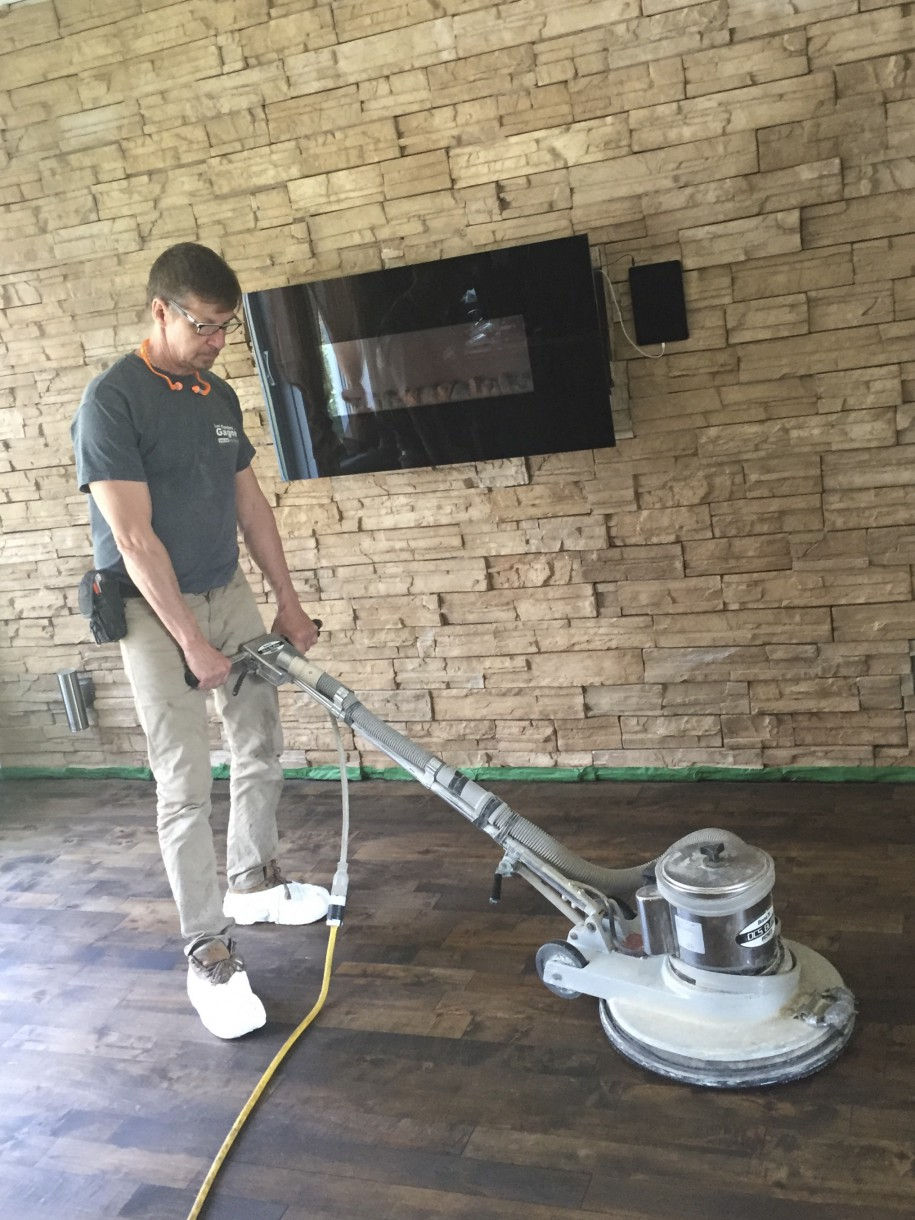 Sandblasting Floor
