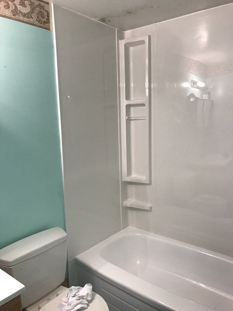 cabinets over bathtub