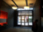glass wall in a building