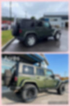 Une Jeep Cherokee avant et après customisation