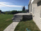 Après la pose d'un escalier extérieur