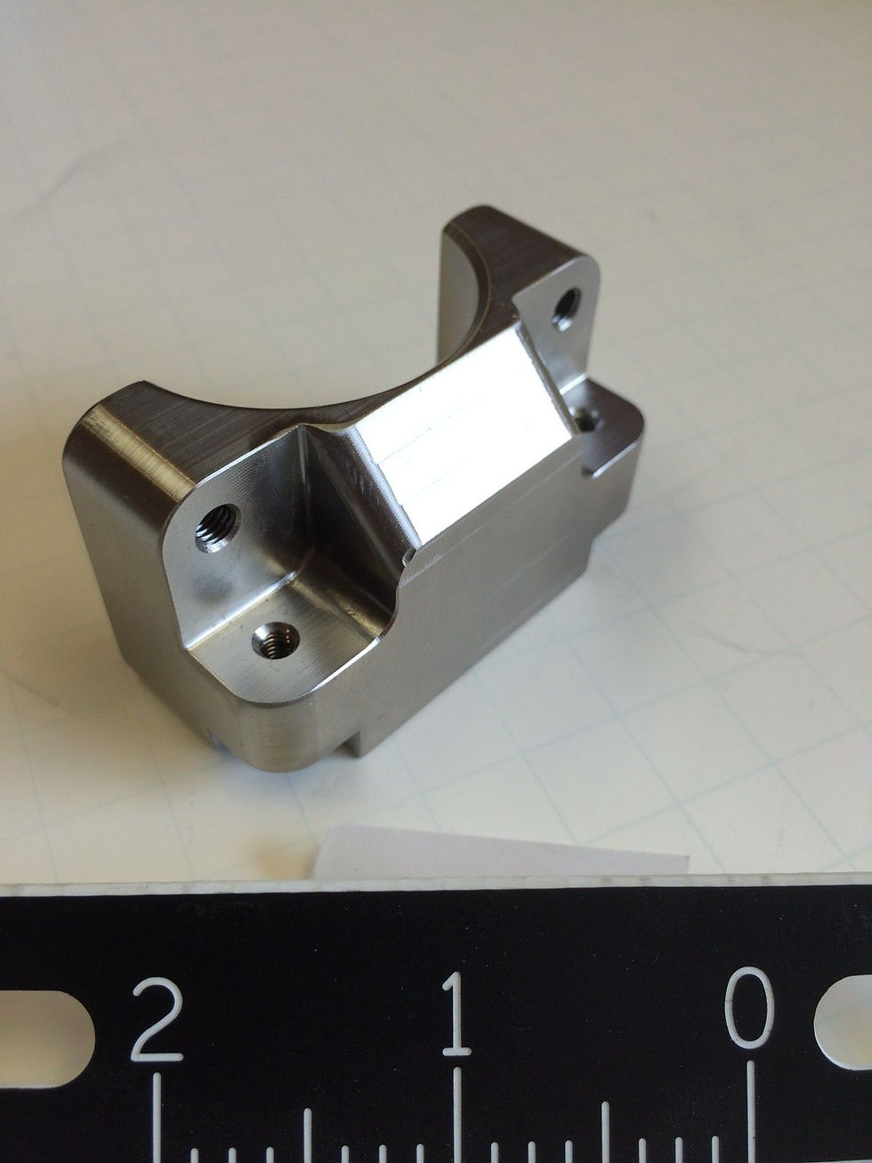top view of metal object
