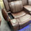 Thumbnail: David Cognac Colour Power Recliner, LED Ambient Lighting USB Charging Ports Brow