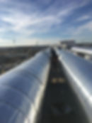 Sheet long pipe