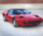 red porshe