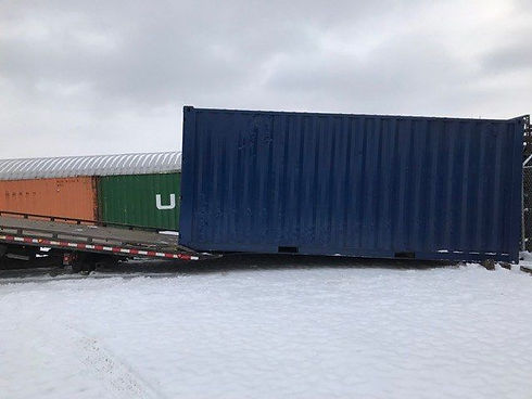 side view of a container 