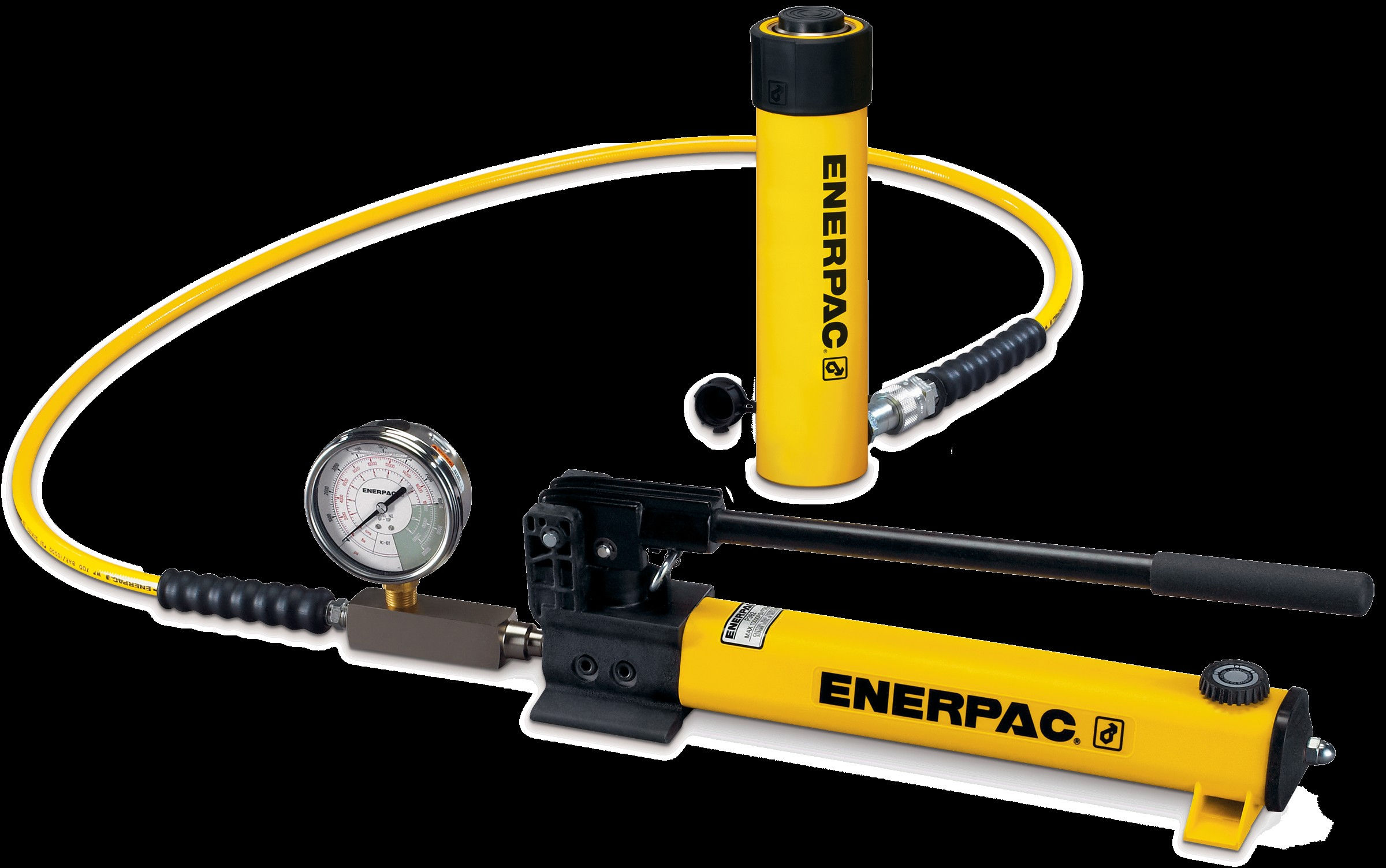 Enerpac SCR1010H Kit includes RC1010 Cylinder w/ P392 Hand Pump