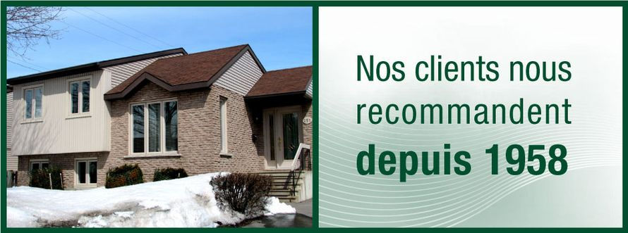 Nos clients nous recommandent depuis 1958 - Maison nouvelle porte et fenêtre