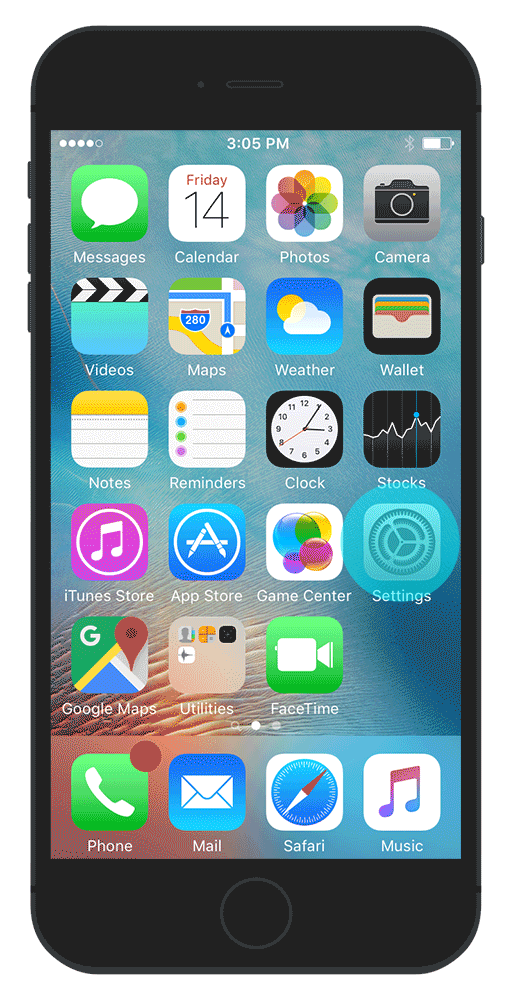 iPhone Step 1