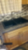installed kitchen sink
