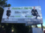 Installed big advertisement banner