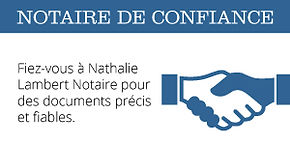 Notaire de confiance - Fiez-vous à Nathalie Lambert Notaire pour des documents précis et fiables. - Nous joindre