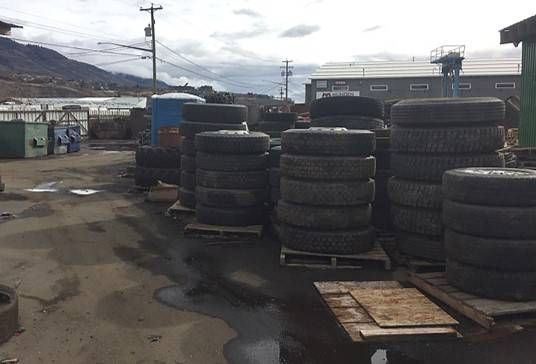 An image showing a bundle of tires
