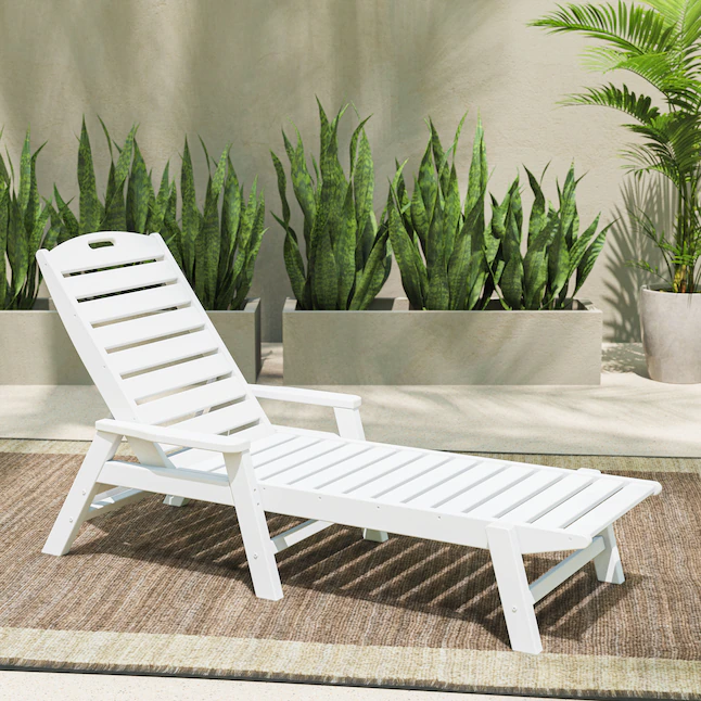 Nautical Chaise with Arms Table Chair Company