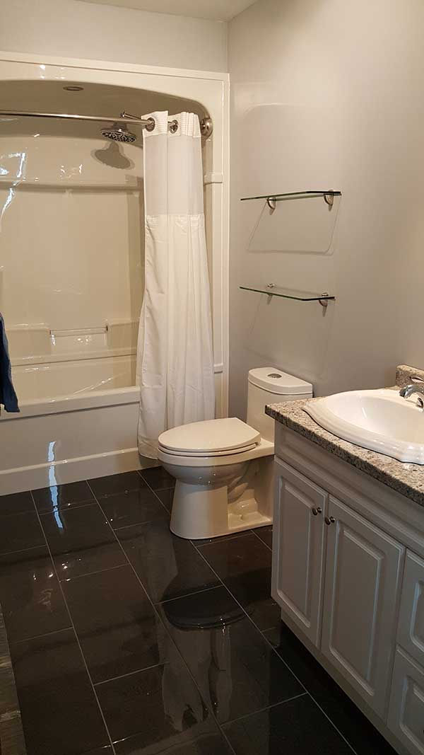 renovated bathroom