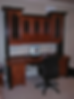 Wooden black desk