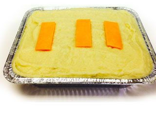 side mac and cheese prep