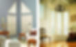 Faux wood blinds