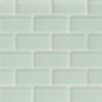 Arctic Ice Glass Subway Tile