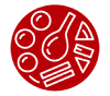 Icon of combo meal on a plate