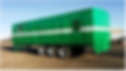 freshly painted semi trailer
