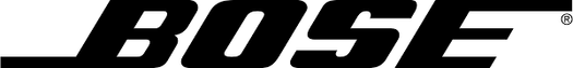 Bose logo in bold, black letters on a white background.