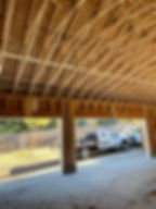 Wooden ceiling