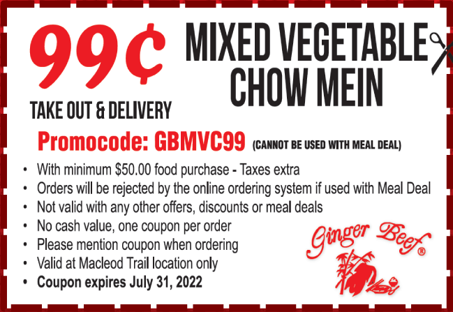 Mixed vegetable chowmin promo code