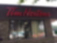 Installed Tim Hortons signage